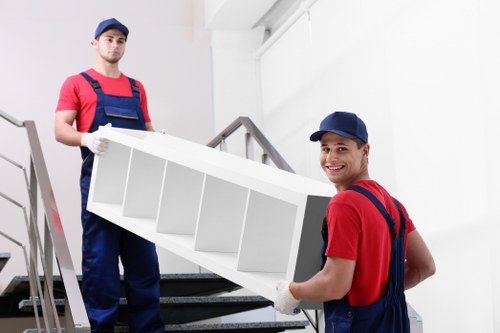 Removal team preparing a home move in Streatham