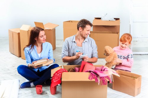 Efficient moving truck service supporting a local relocation
