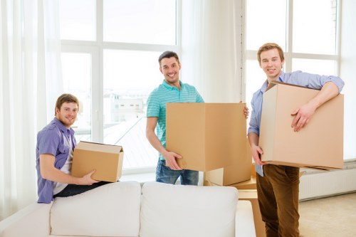Residential move support with a moving truck in Streatham South London