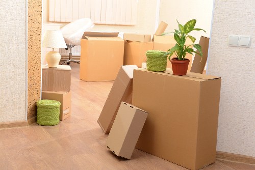 Professional movers loading a van for a local Streatham relocation