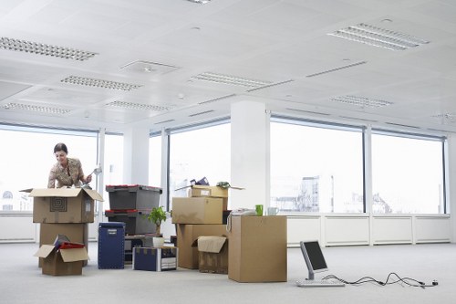 Careful loading of household items for a Streatham removal