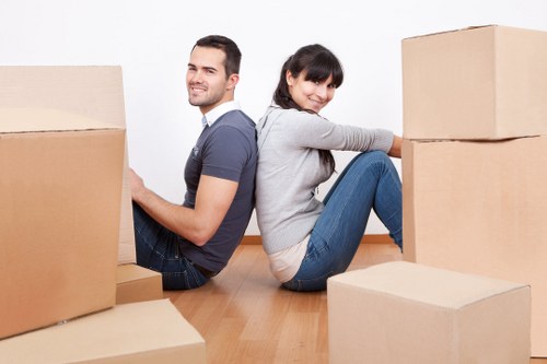 Removal van ready for a Streatham house move
