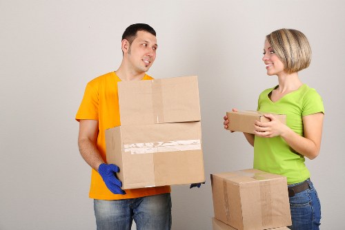 Safe transport of office equipment for commercial moves in Streatham